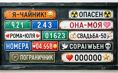 Сувенирная продукция в виде госномеров для автомобиля Сувенирная продукция в виде госномеров для автомобиля